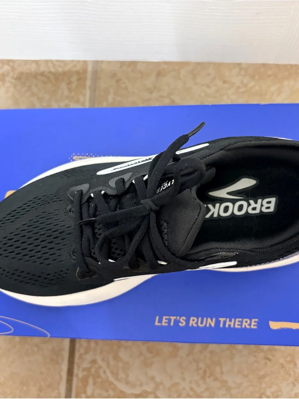 Brooks Black and White Women’s Athletic Running Shoes
